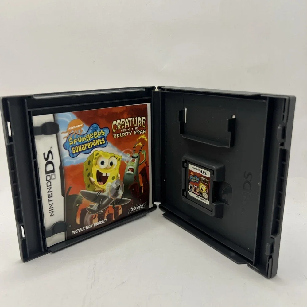 SpongeBob SquarePants Creature from the Krusty Krab Nintendo DS Complete Tested